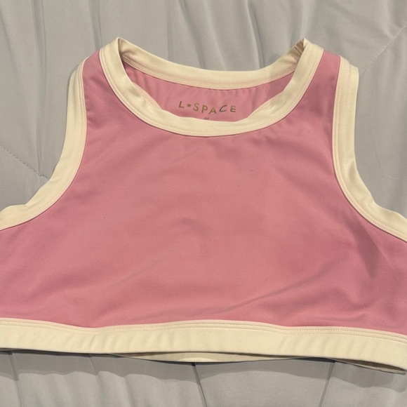 L*Space Pink and Cream Athletic Skort Set Size M NWOT - Picture 11 of 11